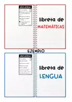 Vista previa - Refuerzo / NEE / Materiales de apoyo - GRATIS RECORDATORIO LIBRETA MATES Y LENGUA- PRIMARIA - página 1