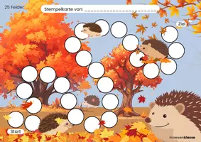 Vorschau - Anderer Materialtyp - Stempelkarten: Klassentier Igel (Verstärkungs-/Belohnungssystem/Token) - Seite 3