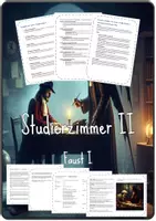 Vorschau - Arbeitsblätter - Der dunkle Pakt: Fausts Schicksalswette mit Mephisto - Deckblatt
