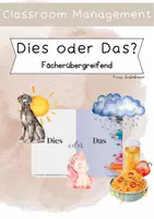 Vorschau - Präsentationen/Tafelbilder - Kennenlernspiel Dies oder Das? - Deckblatt
