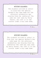 Vorschau - Arbeitsblätter - Mother's Day Mystery - The missing Mother's Day cake - Seite 3