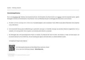 Vorschau - Unterrichtsreihen - Arbeitsblatt " New Zealand" – Mind Map / Research - Seite 1