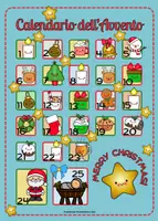 anteprima - Materiale interattivo - CALENDARIO DELL'AVVENTO - poster - Pagina 1