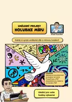 Náhled - umění - krok za krokem: Holubice míru včetně šablony - krycí list