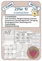 Vorschau - Arbeitsblätter - Ziffer 10 (Zahleneinführung) - Deckblatt