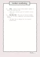 Vorschau - Merkblätter - Vocabulary handout - exploring London - Seite 3