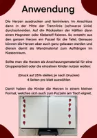Vorschau - Bildkarten - Verliebte Zahlen | Tafelmaterial zum Puzzeln - Seite 2