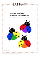 Vorschau - Mal- und Bastelvorlagen - Farben mischen mit dem Farbenkäfer - Seite 1