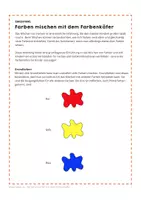 Vorschau - Mal- und Bastelvorlagen - Farben mischen mit dem Farbenkäfer - Seite 3