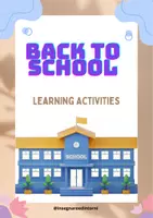 anteprima - Esercizi - Attività "Back to School": Conosciamoci Meglio - Pagina di copertina