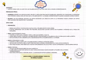 Vista previa - Refuerzo / NEE / Materiales de apoyo - Juego de Lectura MIS PRIMERAS PALABRAS - página 3