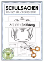 Vorschau - Fördermaterial/Inklusion - SCHULSACHEN Schneideübung - Deckblatt