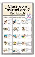 Aperçu - Feuilles d'exercices - Classroom Instructions 2 - Peg Cards - Page de couverture
