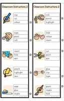 Aperçu - Feuilles d'exercices - Classroom Instructions 2 - Peg Cards - Page 2