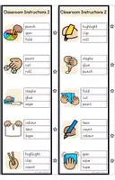 Aperçu - Feuilles d'exercices - Classroom Instructions 2 - Peg Cards - Page 3