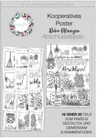 Vorschau - Poster - Kooperatives Klassenposter - Boho Pflanzen Abschlussklasse - Deckblatt