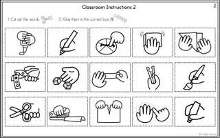 Aperçu - Feuilles d'exercices - Classroom Instructions 2 - Worksheets - Page 2