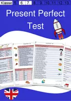 Vorschau - Test - Englischtest / Klassenarbeit zum Present Perfect mit Lösungen - Deckblatt