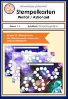 Vorschau - Anderer Materialtyp - Stempelkarten: Weltall / Astronaut (Verstärkungs-/Belohnungssystem/Token) - Deckblatt