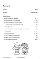Vorschau - Unterrichtsreihen - Wert des Monats:Toleranz - Schweizer Version - Seite 1