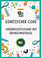 Vorschau - Stundenentwürfe - Der Genetische Code - Unterrichtsstunde mit Arbeitsblatt zur Übung - Deckblatt