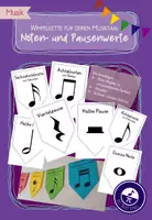 Vorschau - Mal- und Bastelvorlagen - Wimpelkette Noten- und Pausenwerte - Deckblatt