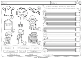 Vorschau - Arbeitsblätter - Halloween | Wachsendes Sparpaket | Spiele, Lesezeichen, Schreibanlässe... - Seite 2