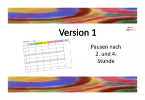 Vorschau - Lehrpläne/Lehrermaterial - Lehrerkalender Teil 2: editierbare Wochenplanung + Stundenplan - Seite 2