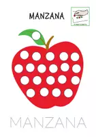 Vista previa - Hojas de trabajo - PONEMOS GOMETS LAS FRUTAS - página 3