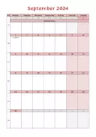 Vorschau - Lehrpläne/Lehrermaterial - Lehrerkalender 2024/25 ausdruckbar (Feiertage Ö) - Deckblatt