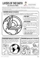 Vista previa - Refuerzo / NEE / Materiales de apoyo - EL PLANETA TIERRA - Bilingüe (1ºESO) - página 1