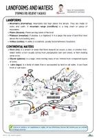 Vista previa - Refuerzo / NEE / Materiales de apoyo - EL RELIEVE Y LAS AGUAS DE LA TIERRA - Bilingüe (1ºESO) - página 2