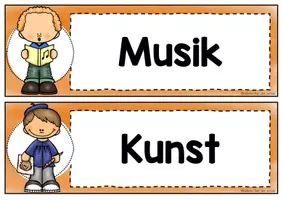Vorschau - Poster - Tagestransparenz - Fächerschilder für das Klassenzimmer - Seite 3