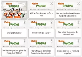 Vorschau - Aufgabenkarten - Kleine Pandas großes Versprechen: Quiz-Fragen zum Buch - Seite 3