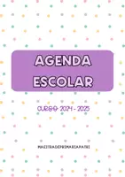 Vista previa - Hojas de trabajo - AGENDA ESCOLAR 24-25 - página 2