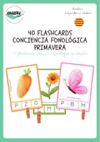 Vista previa - Unidades / Secuencias / Situaciones de Aprendizaje - 40 FLASHCARDS CONCIENCIA FONOLÓGICA PRIMAVERA - Portada