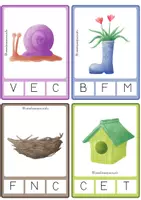 Vista previa - Unidades / Secuencias / Situaciones de Aprendizaje - 40 FLASHCARDS CONCIENCIA FONOLÓGICA PRIMAVERA - página 3