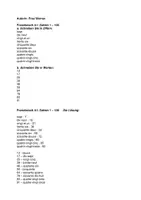 Vorschau - Arbeitsblätter - Französisch A1: Zahlen von1 bis 100 (mit Lösung) - Deckblatt