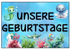 Vorschau - Bildkarten - GEBURTSTAGSKALENDER | 3 Versionen | Classroom Management - Seite 1