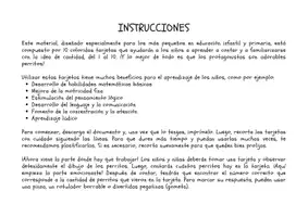 Vista previa - Tarjetas / Manipulativos - FLASHCARDS CONTEO PERROS - página 3