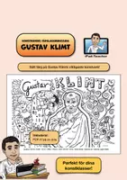 förhandsvisning - KONST: Färgläggningsbild Gustav Klimt - försättsblad