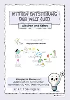Vorschau - Stundenentwürfe - Partnerpuzzle - Entstehungsmythen (UB) - Deckblatt