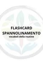 anteprima - Flashcard - Flashcard: Routine -Spannolinamento - Pagina di copertina