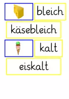 Vorschau - Präsentationen/Tafelbilder - Zusammengesetzte Adjektive – Tafelmaterial zum Wortbau (Deutsch) - Seite 2