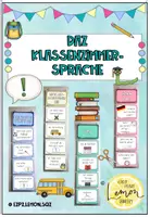 Vorschau - Poster - DAZ Klassenzimmer-Sprache (Classroom Phrases Deutsch) - Deckblatt