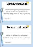 Vorschau - Anderer Materialtyp - Zähne: Zahnputzurkunde - Seite 3