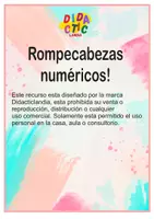 Vista previa - Juegos / Gamificación - Rompecabezas numéricos del 1 al 10 - página 1