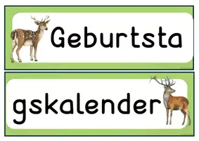 Vorschau - Poster - GEBURTSTAGSKALENDER | 3 Versionen | Classroom Management - Seite 3
