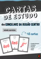 anteprima - Flashcard - GEOGRAFIA DEL PORTOGALLO (concelhos della regione CENTRO) - Pagina di copertina