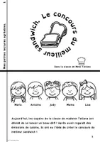 Aperçu - Jeux - Livret Lecture sur le Sandwich - Page 1
